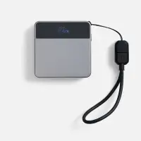 Внешний аккумулятор с беспроводной зарядкой Aura Power, серый