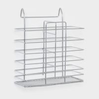 Сушилка для посуды Доляна &laquo;Стойка&raquo;, 8-образная, 40&times;23,5&times;34 см, цвет хромированный