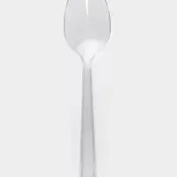 Ложка пластиковая одноразовая Не ЗАБЫЛИ! &laquo;Премиум&raquo;, 18 см, прозрачная, набор 6 шт./уп.