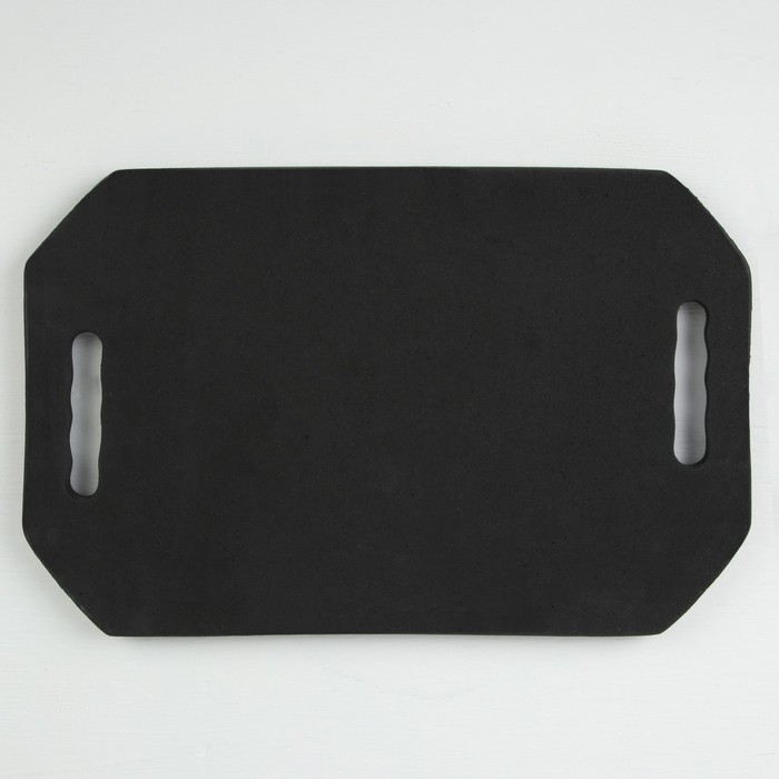 Зеркало с ручками, зеркальная поверхность 19 &times; 27 см, цвет чёрный