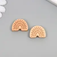 Бусина для творчества дерево "Радуга" 1,9х2,5 см