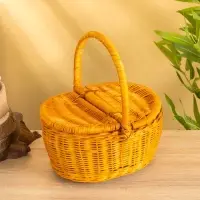 Корзина для пикника, 25&times;22&times;28 см, ротанг