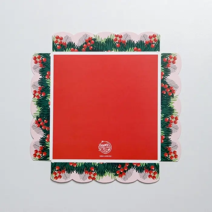 Коробка для кондитерских изделий с пластиковой крышкой &laquo;Яркие истории&raquo;, 15 х 15 х 3 см