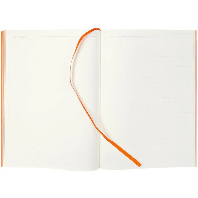 Ежедневник Flat Maxi, недатированный, оранжевый