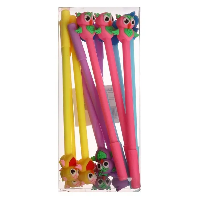 Ручка - прикол Calligrata &laquo;Сова&raquo;, гелевая, МИКС