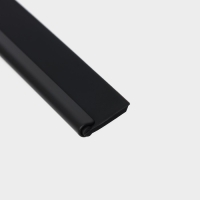 Водосгон из нержавеющей стали с комплектом держателей Raccoon, 25&times;16 см, цвет чёрный