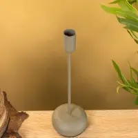 Подсвечник на 1 свечу текстурный "Графитовый" 8х8х25,5 см