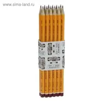 Карандаш чернографитный Koh-I-Noor 1770 B BLACK SUN, гранёный