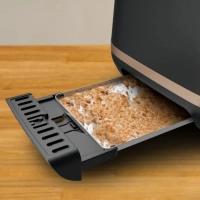 Тостер Includeo TT533811, с поддоном для крошек, черный