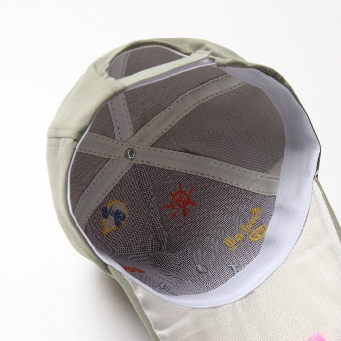 Кепка детская MINAKU &laquo;Смайл&raquo;, зелёная, размер 44-46