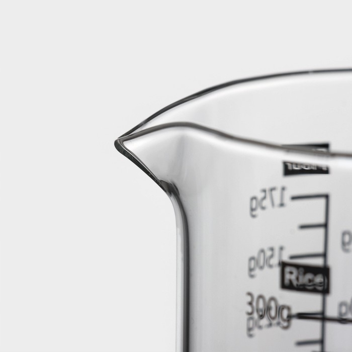 Кувшин для воды стеклянный мерный с бамбуковой крышкой BellaTenero &laquo;Эко&raquo;, 350 мл, 12,5&times;7,5&times;11,5 см, мерная шкала цвет МИКС