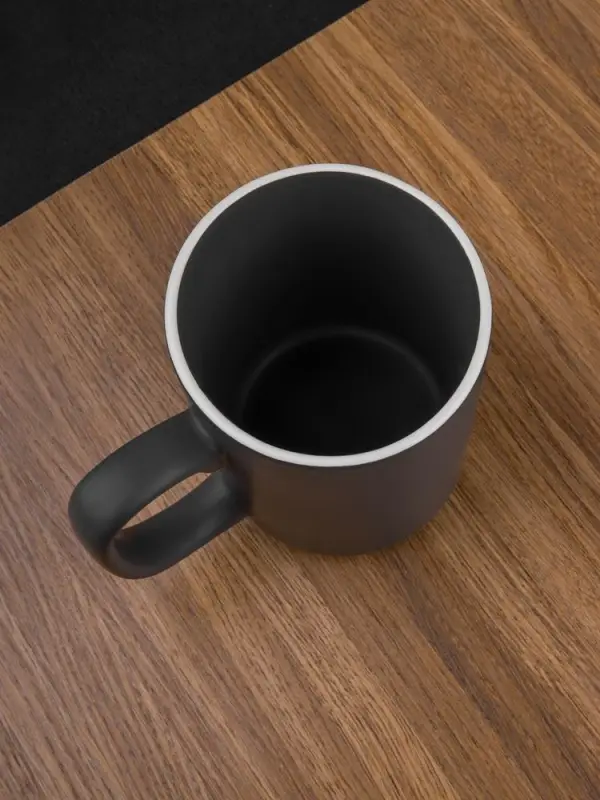 Кружка Mugful, темно-серая (графитовая)