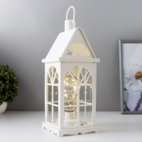 Ночник "Фонарь-домик"белая от батареек 3ААА 35х13,5х13,5 см RISALUX