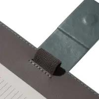 Органайзер на кольцах, А5, с хлястиком, 80л, линия, к/зам, Зеленый