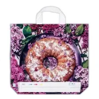 Пакет "Сладкий аромат", полиэтиленовый с петлевой ручкой, 37 х 34 см, 70 мкм