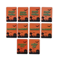 Гирлянда на ленте на Хэллоуин, фотобутафория, игра &laquo;Crazy zomby party&raquo;.