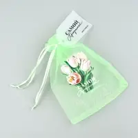 Мешочек подарочный из фатина с термонаклейкой &laquo;Самой прекрасной&raquo;, 11 х 16 см +/- 1.5 см