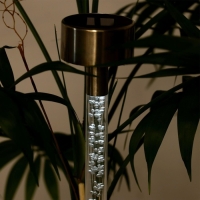 Садовый светильник на солнечной батарее &laquo;Пузырьки&raquo;, 5 &times; 36 &times; 5 см, 1 LED, свечение белое