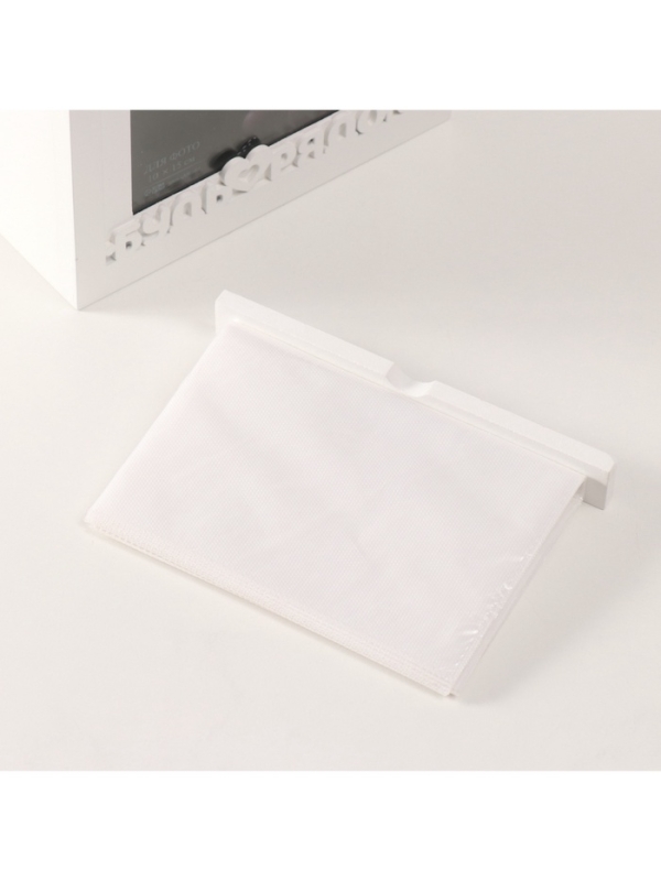 Фотоархив на 96 фото 10х15 см + рамка 10х15 см "Будь рядом" белый 20х15х12 см