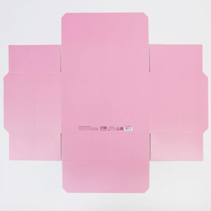 Коробка подарочная складная, упаковка, &laquo;Розовый&raquo;, 30 х 20 х 9 см