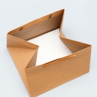 Пакет для торта, с широким дном 30 х 30 х 17,5 см, крафт