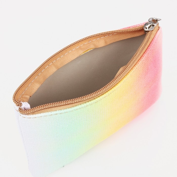 Набор косметичек 2 в 1 на молниях, цвет золотой/пудровый Набор косметичек 2 в 1 на молниях, цвет золотой/пудровый