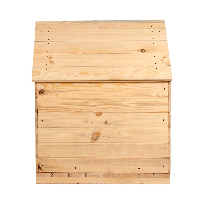 Будка для собаки, 75 &times; 60 &times; 90 см, деревянная, с крышей, Greengo