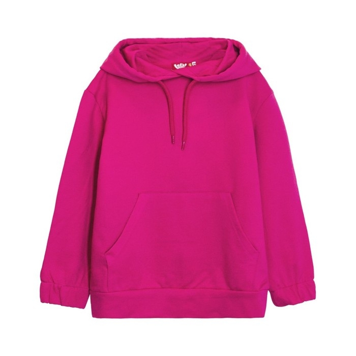 Толстовка для девочки, цвет бабл-гам, рост 122 см Толстовка для девочки, цвет бабл-гам, рост 122 см
