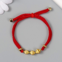 Браслет фен-шуй "Китайские фонарики" регулируемая длина Браслет фен-шуй "Китайские фонарики" регулируемая длина