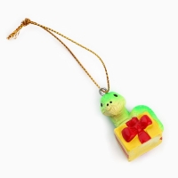 Ёлочная игрушка новогодняя &laquo;Змейка в коробке&raquo;, на Новый год, 3,5 х 2,7 см