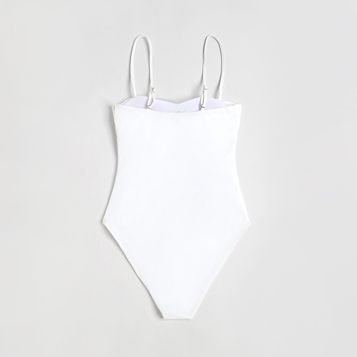 Купальник женский слитный Basic MINAKU цвет белый, размер 46