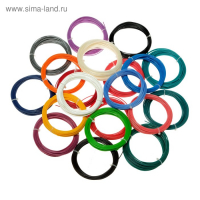 Пластик SL ABS-20, для 3Д ручки, 20 цветов по 10 метров Пластик SL ABS-20, для 3Д ручки, 20 цветов по 10 метров