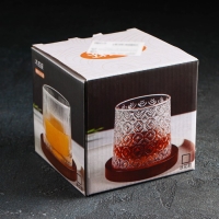 Стакан стеклянный на подставке &laquo;Торн&raquo;, 250 мл