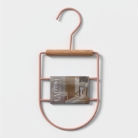 Вешалка для ремней и шарфов LaDо́m Laconique, 11,5&times;23&times;1,1 см, многоуровневая, цвет розовый