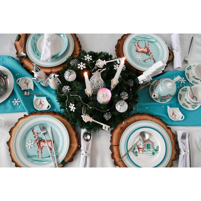 Украшение ёлочное "Белый ключик" 15х4,5 см, микс, белый