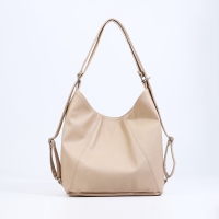 Сумка женская мешок на молнии, цвет бежевый Сумка женская мешок на молнии, цвет бежевый