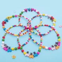 Бусы детские &laquo;Выбражулька&raquo; божьи коровки, 40 см, цвет МИКС