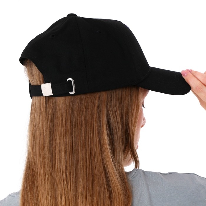 Кепка женская Kawaii, цвет чёрный, р-р 56