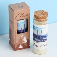 Свеча в колбе &laquo;Владивосток&raquo;, 8 х 3 см