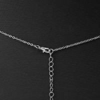 Портупея &laquo;Талия&raquo; жемчужина, цвет белый в серебре, 68 см + 25 см удлинитель