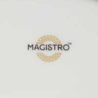 Тарелка глубокая фарфоровая Magistro Kingdom, 340 мл, 22&times;4 см