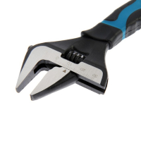 Ключ разводной с тонкими губками ТУНДРА, 2К рукоятка, раскрытие губок до 34 мм, 150 мм