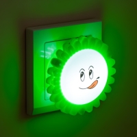 Ночник пластик от сети "Цветы на цветке" МИКС 7,5х7,5х2,7 см RISALUX Ночник пластик от сети "Цветы на цветке" МИКС 7,5х7,5х2,7 см RISALUX