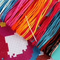 Вышивка крестиком для детей &laquo;Волшебная сова&raquo;, набор для творчества, 15 х 15 см