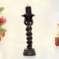 Подсвечник "Змея" 9см, антик