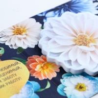 Подарочный набор в тубусе &laquo;Лучший учитель&raquo; : ежедневник, А6, 120 листов, стикеры с липким краем, термостакан 350 мл, ручка