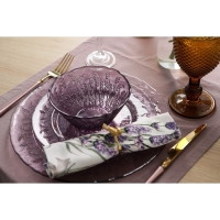 Тарелка стеклянная Magistro &laquo;Французская лаванда&raquo;, d=21 см, цвет фиолетовый