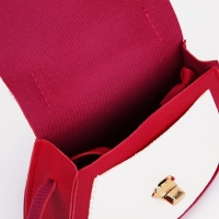 Сумка детская для девочки на застёжке, цвет малиновый