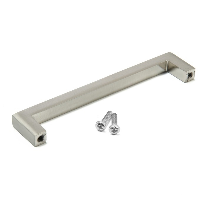 Ручка-скоба SQUARE CAPPIO RSC008, нержавеющая сталь, м/о 128 мм, цвет серебро