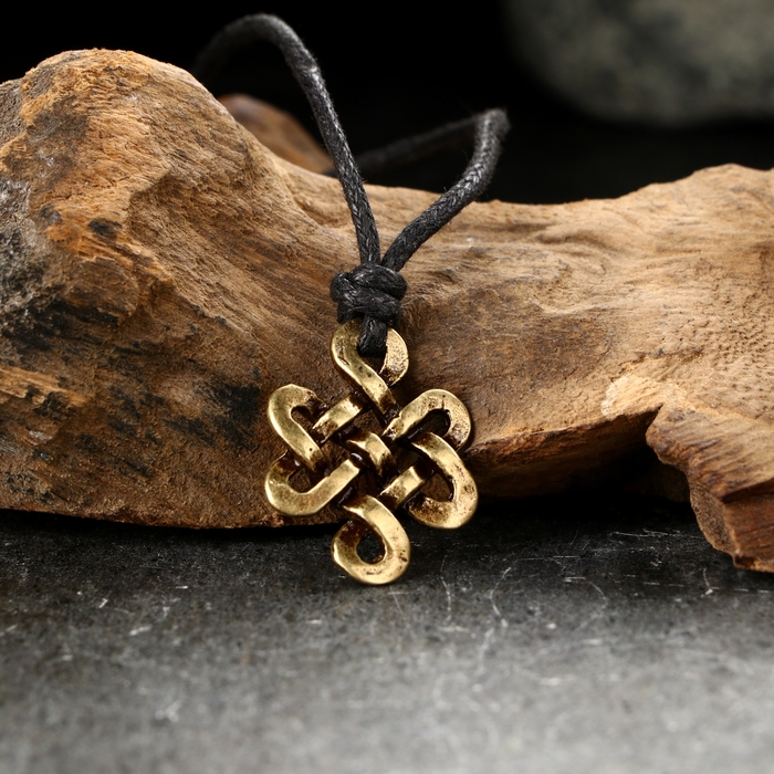 Амулет-брелок Амулет-брелок "Узел Долголетия" №51, металлический